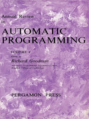 cover image of International Tracts in Computer Science and Technology and Their Application, Volume 4